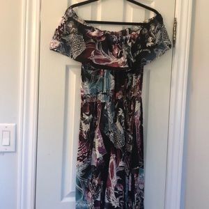 Off shoulder boho dress